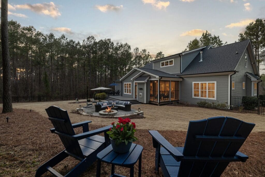 adirondack chairs patio deck