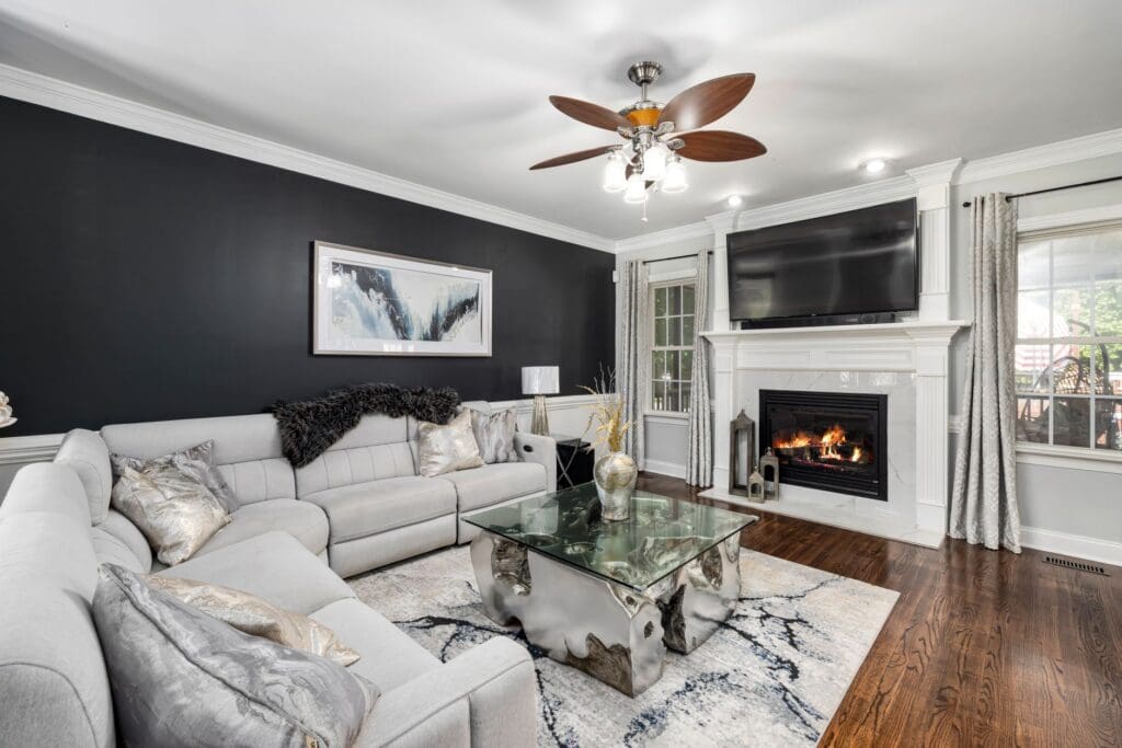 area rug living room