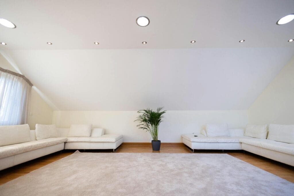 bright living room lighting