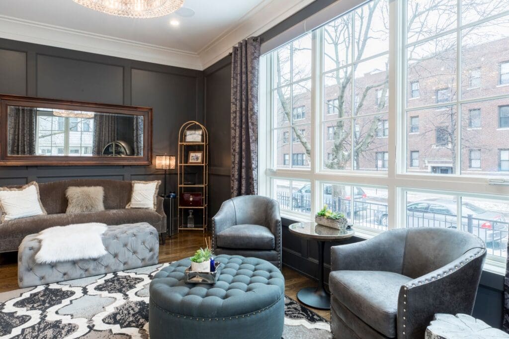 chair ottoman living room