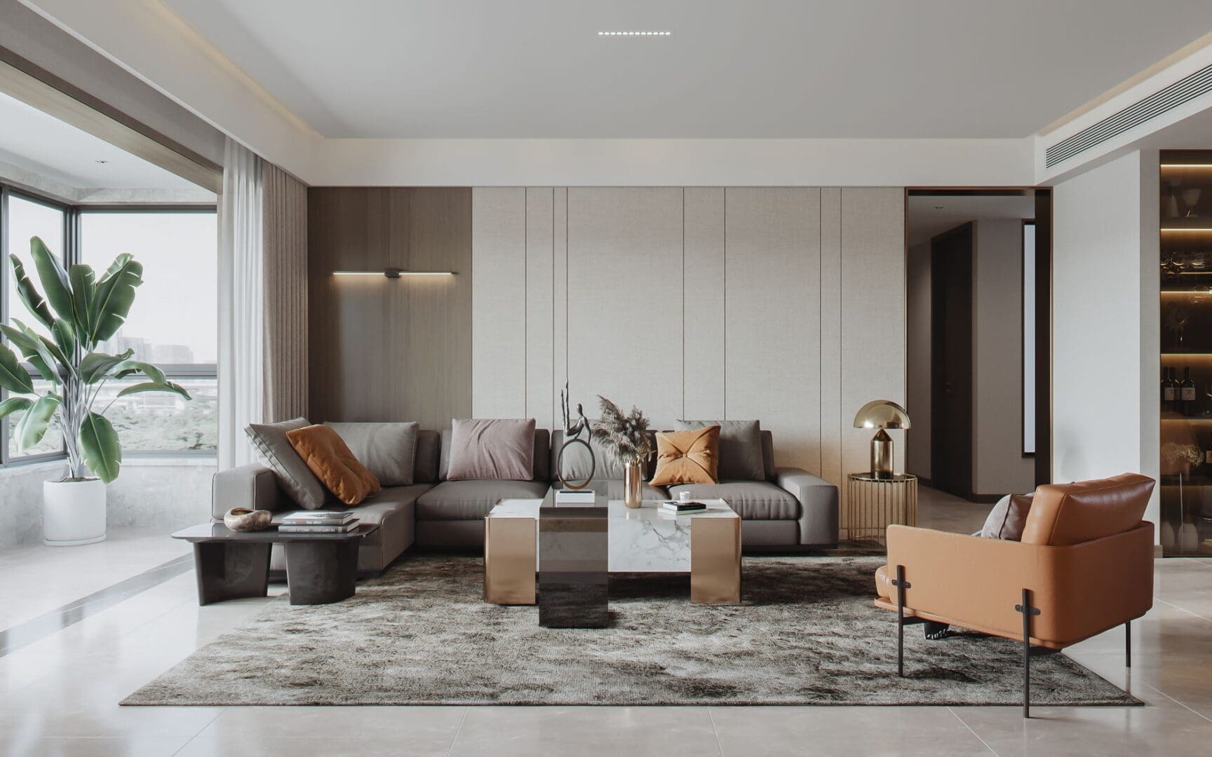 drum coffee table living room