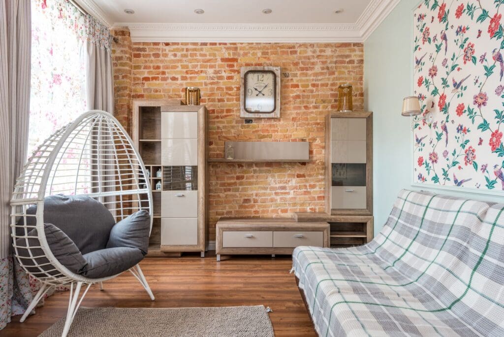 egg chair living room