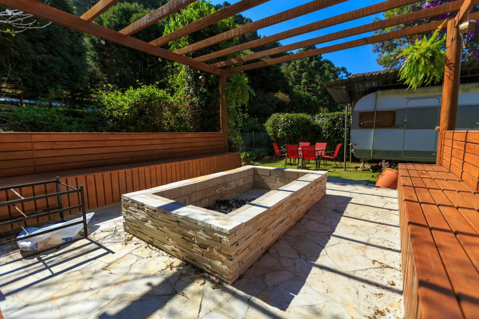 fire pit table patio