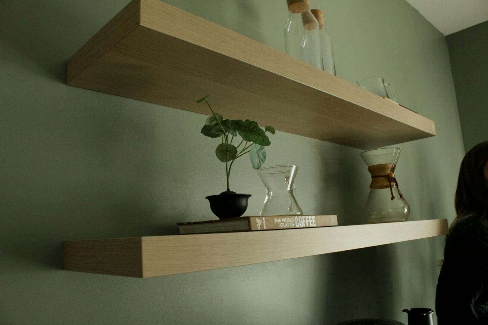 How to Style Floating Shelves in a Living Room