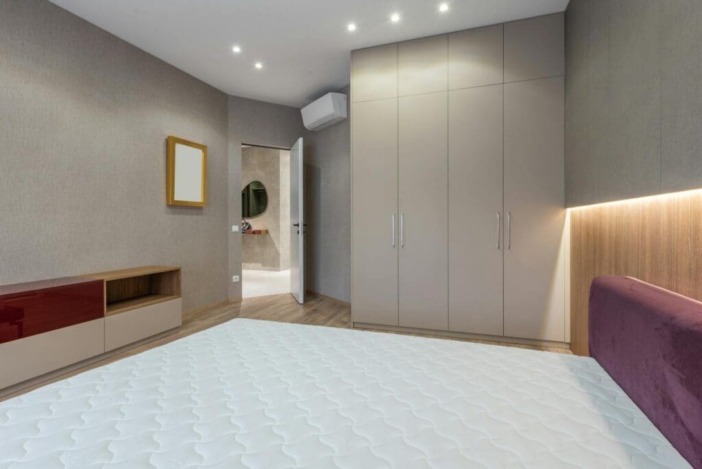 mattress bedroom interior close-up