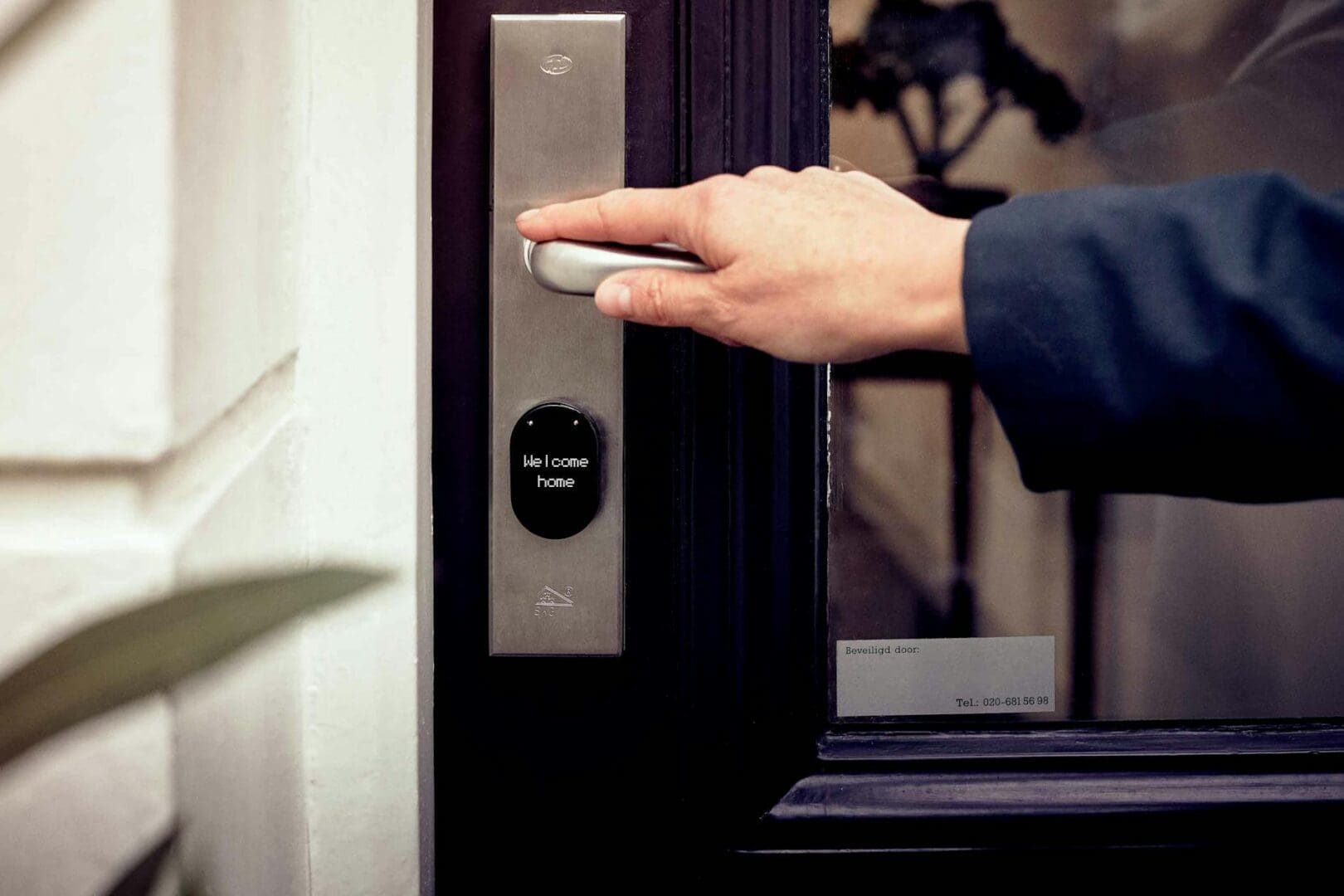 modern front door lock