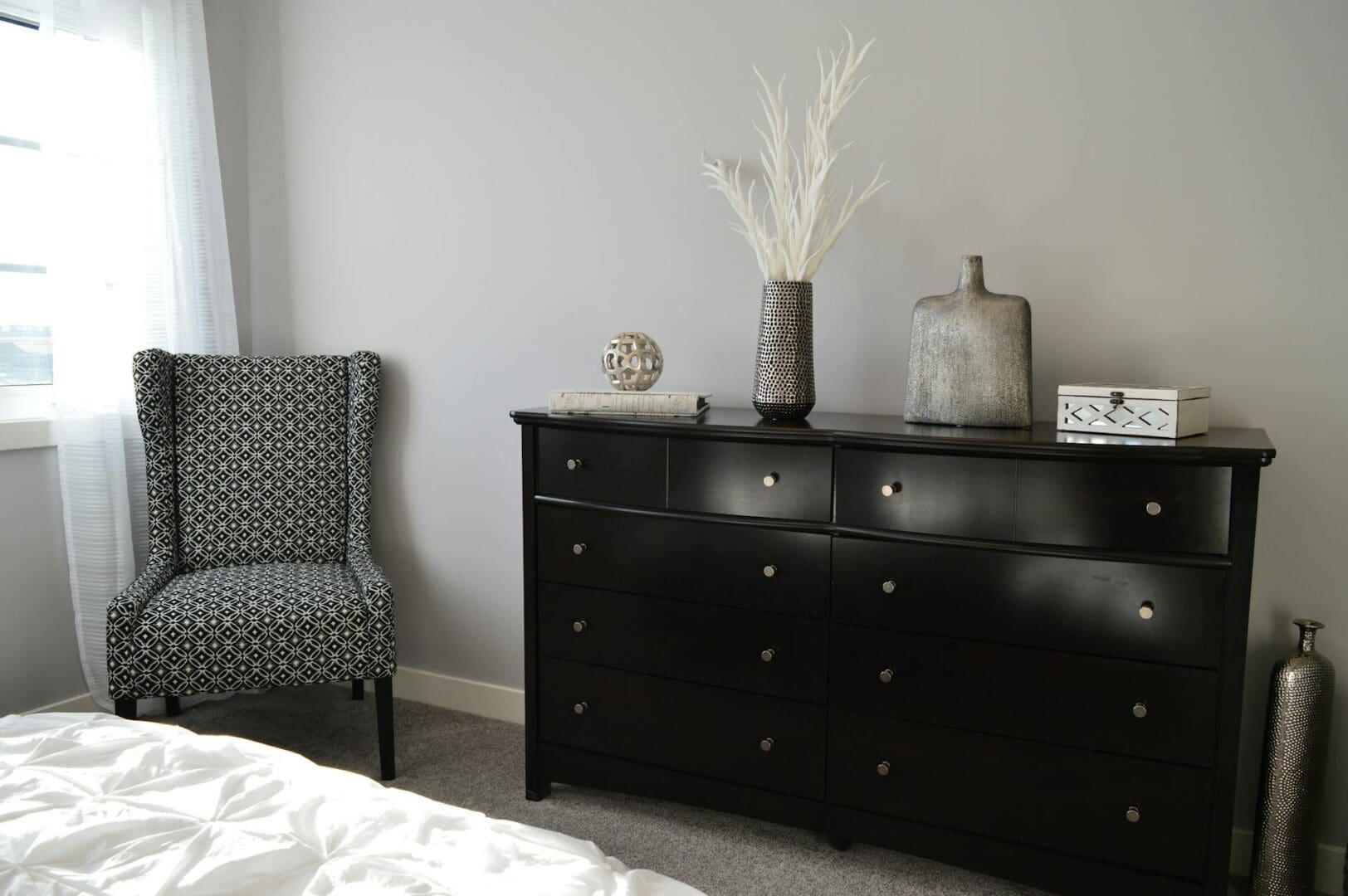 painted dresser bedroom interior