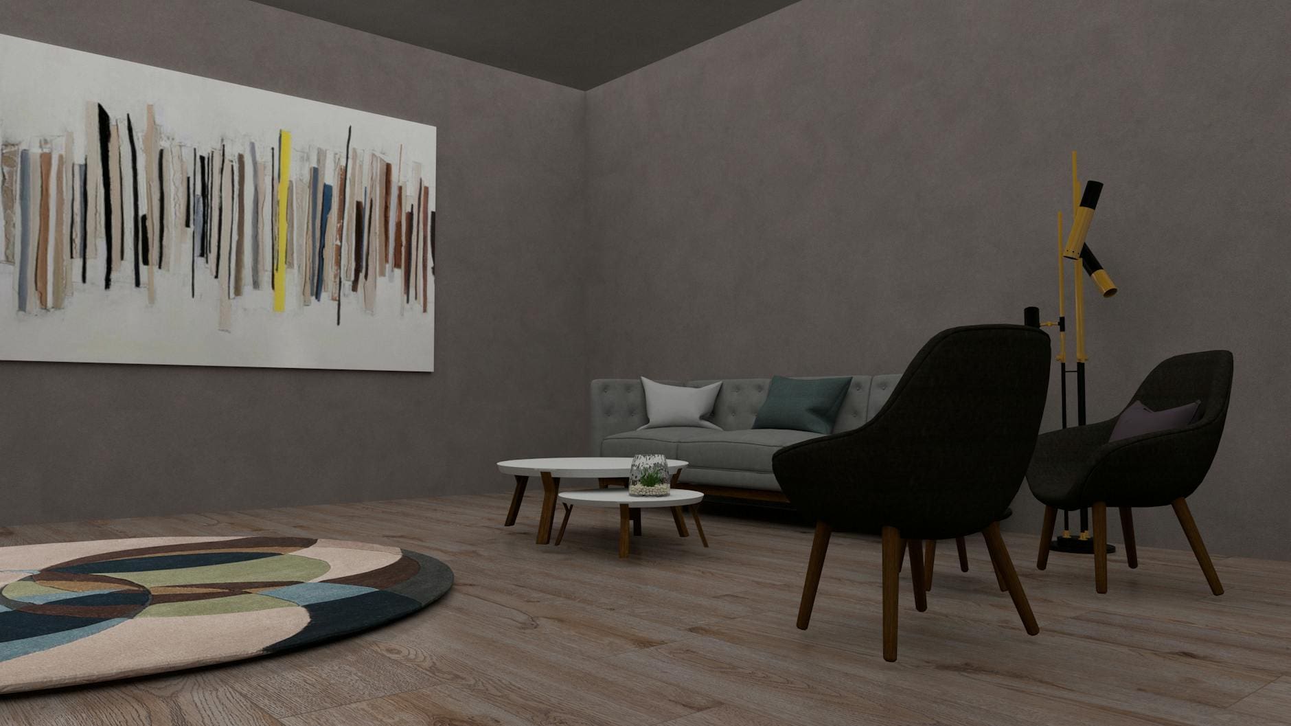 patterned area rug living room