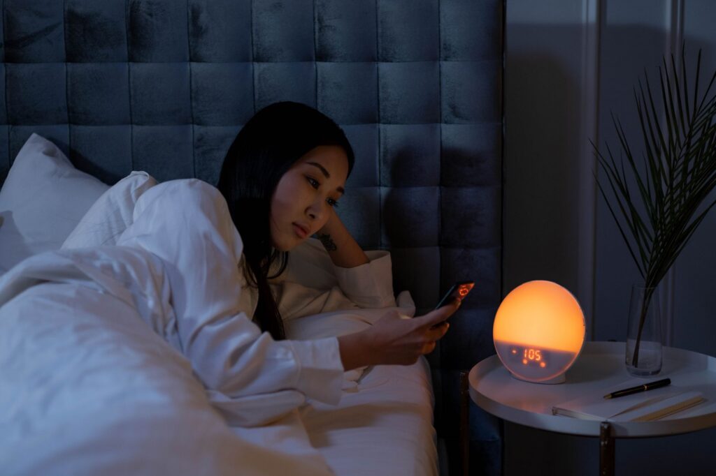 sunrise alarm clock bedroom