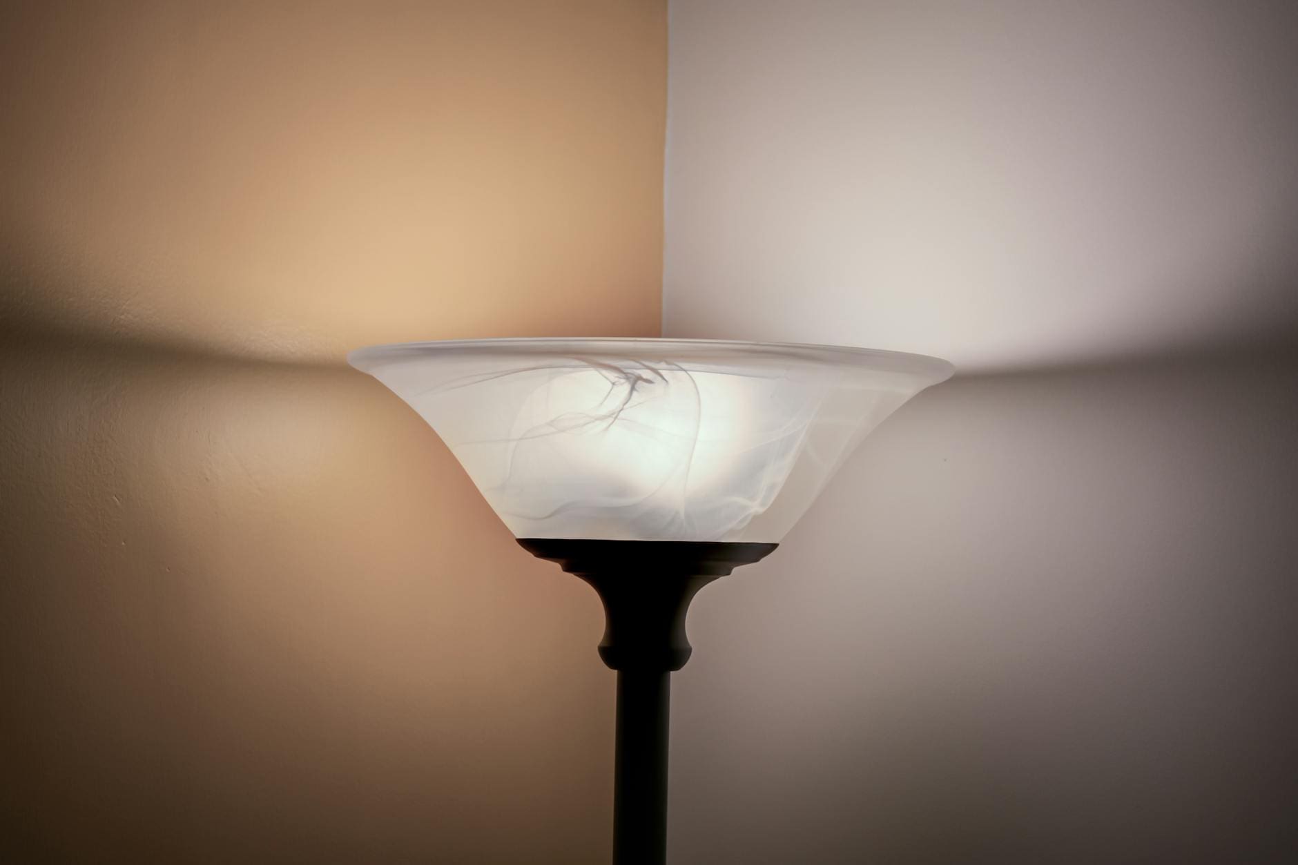 torchiere lamp living room