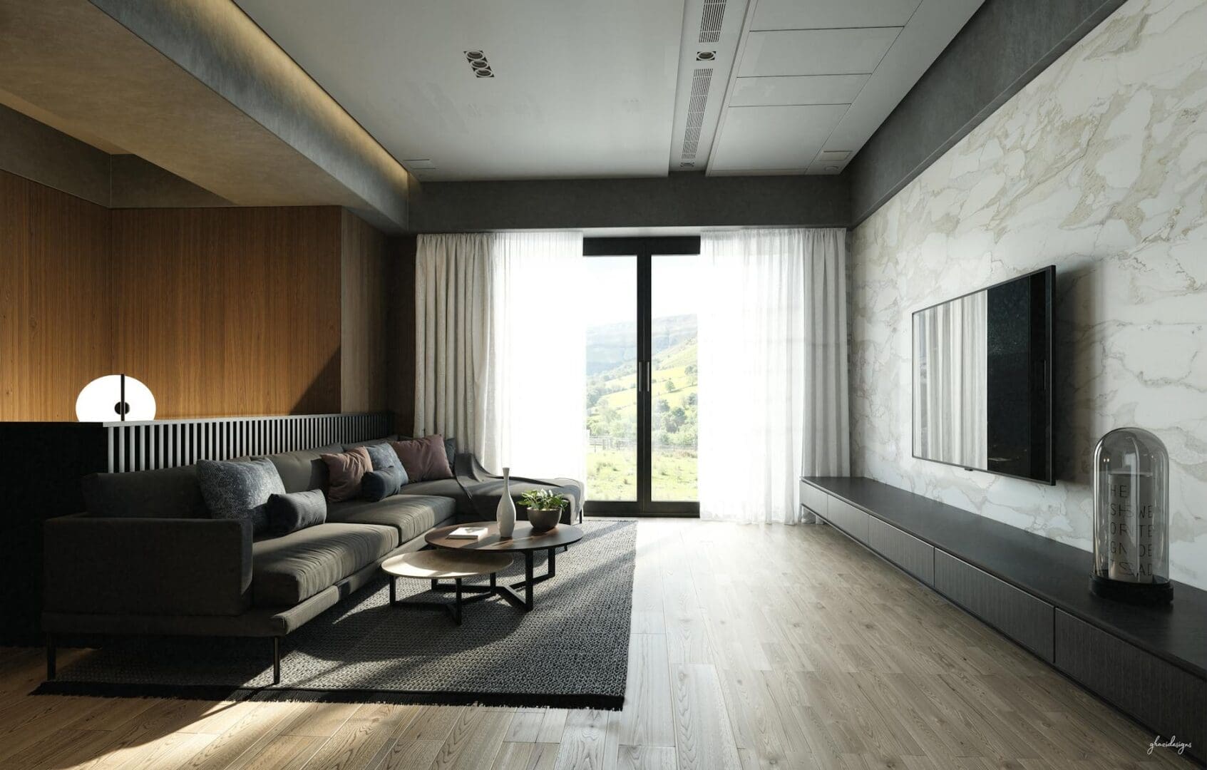 tripod floor lamp living room