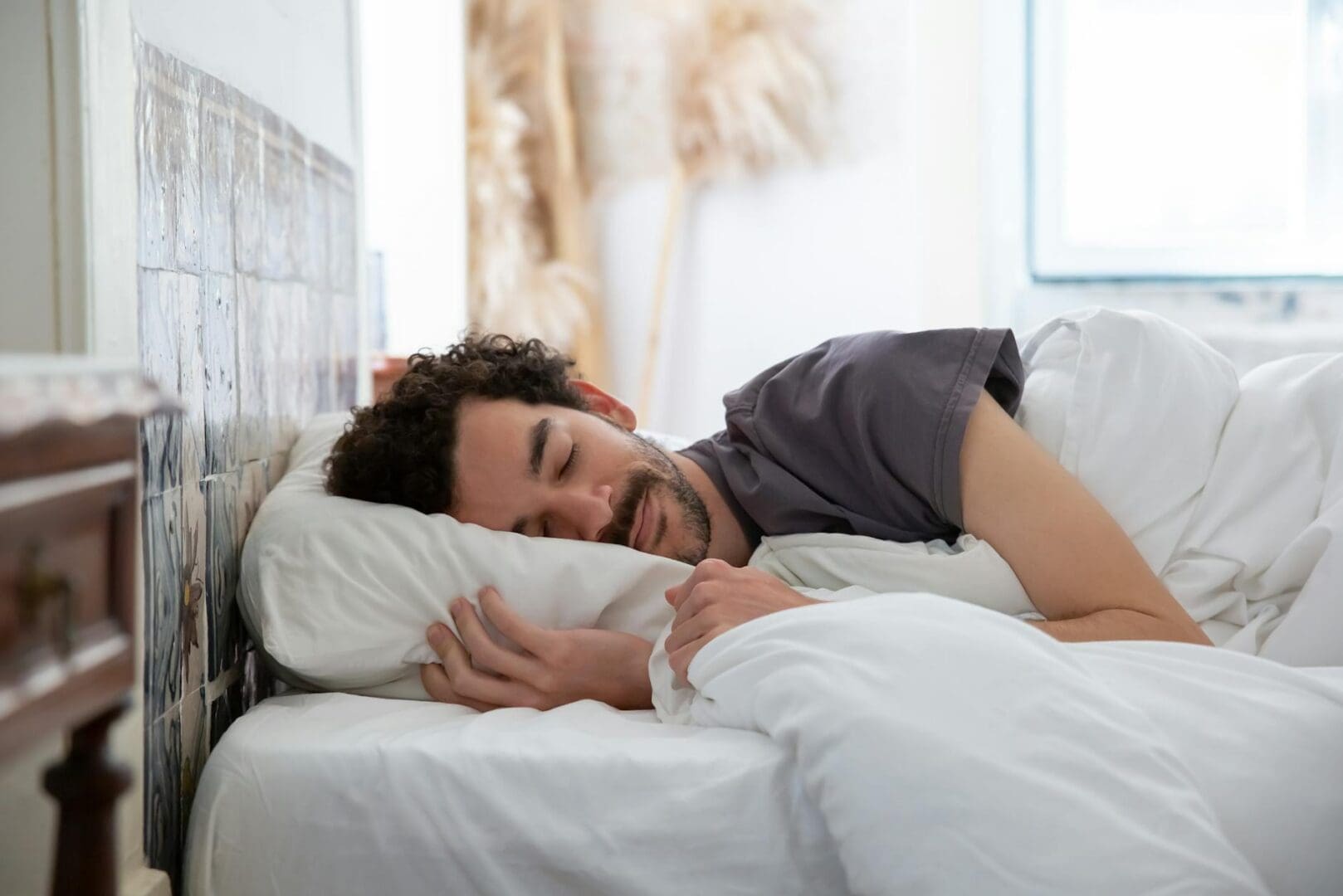 white down comforter bedroom