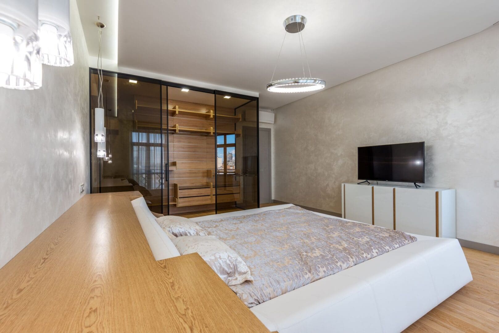wooden bed frame headboard bedroom